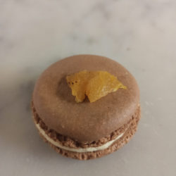 Macarons salé Foie gras Abricot