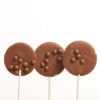 Lot de 3 sucettes en chocolat au lait